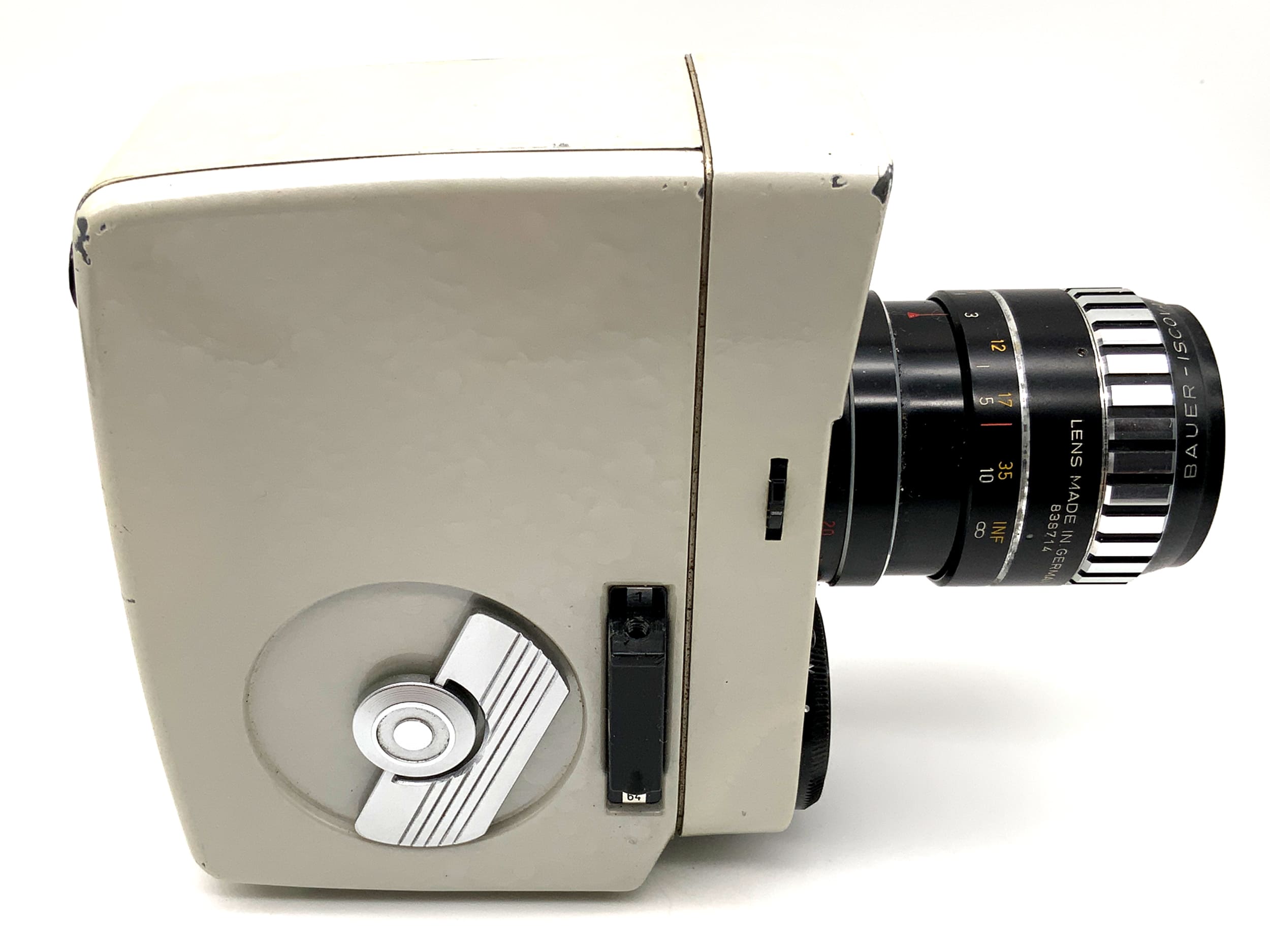 Bauer 88L Filmkamera mit Iscovaron 1:1.8/9-30 Doppel 8mm Schmalfilm movie camera