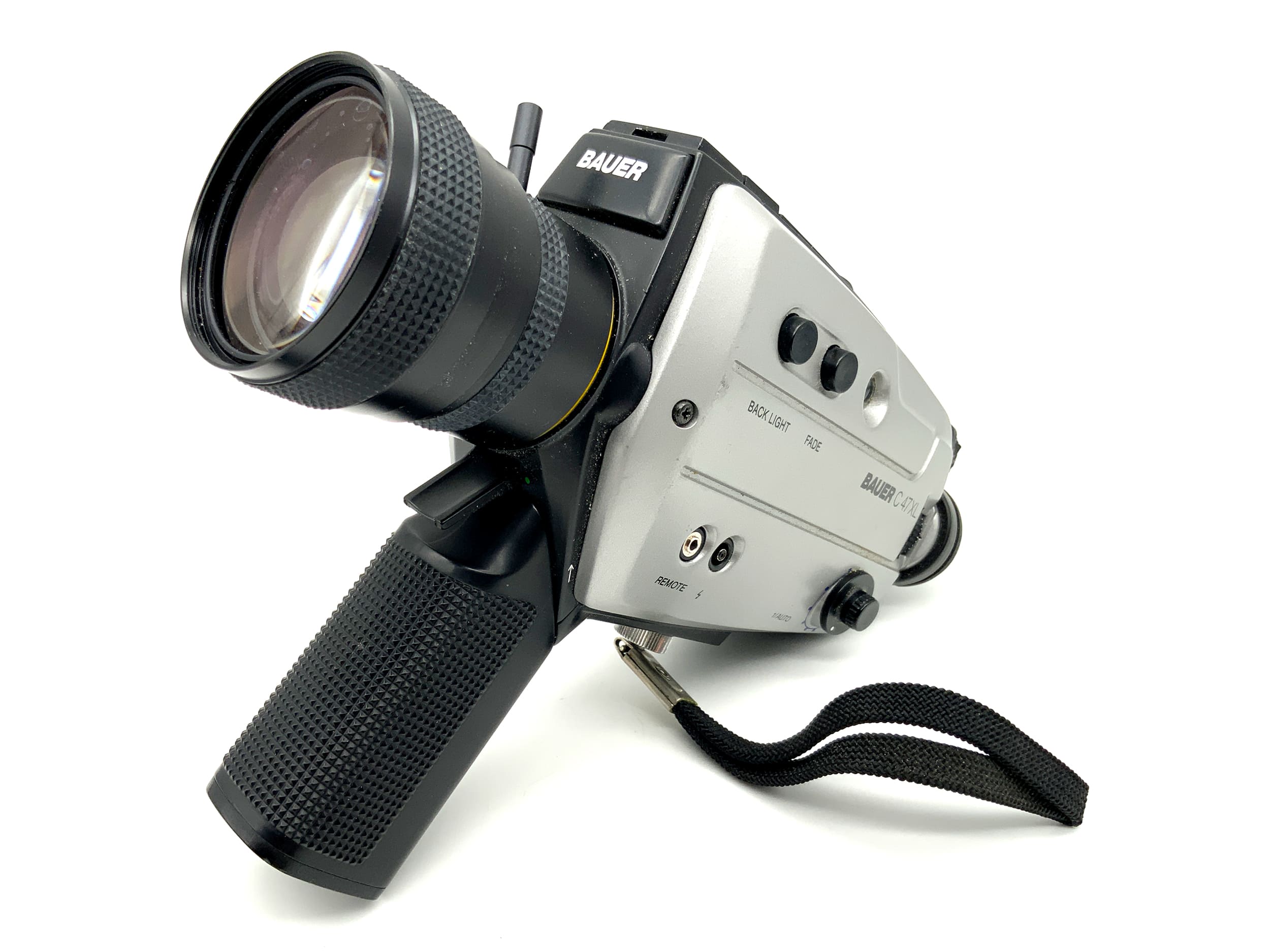 Bauer C47 XL Filmkamera mit Neovaron 1:1.2/7-45 Super 8 Schmalfilm movie camera