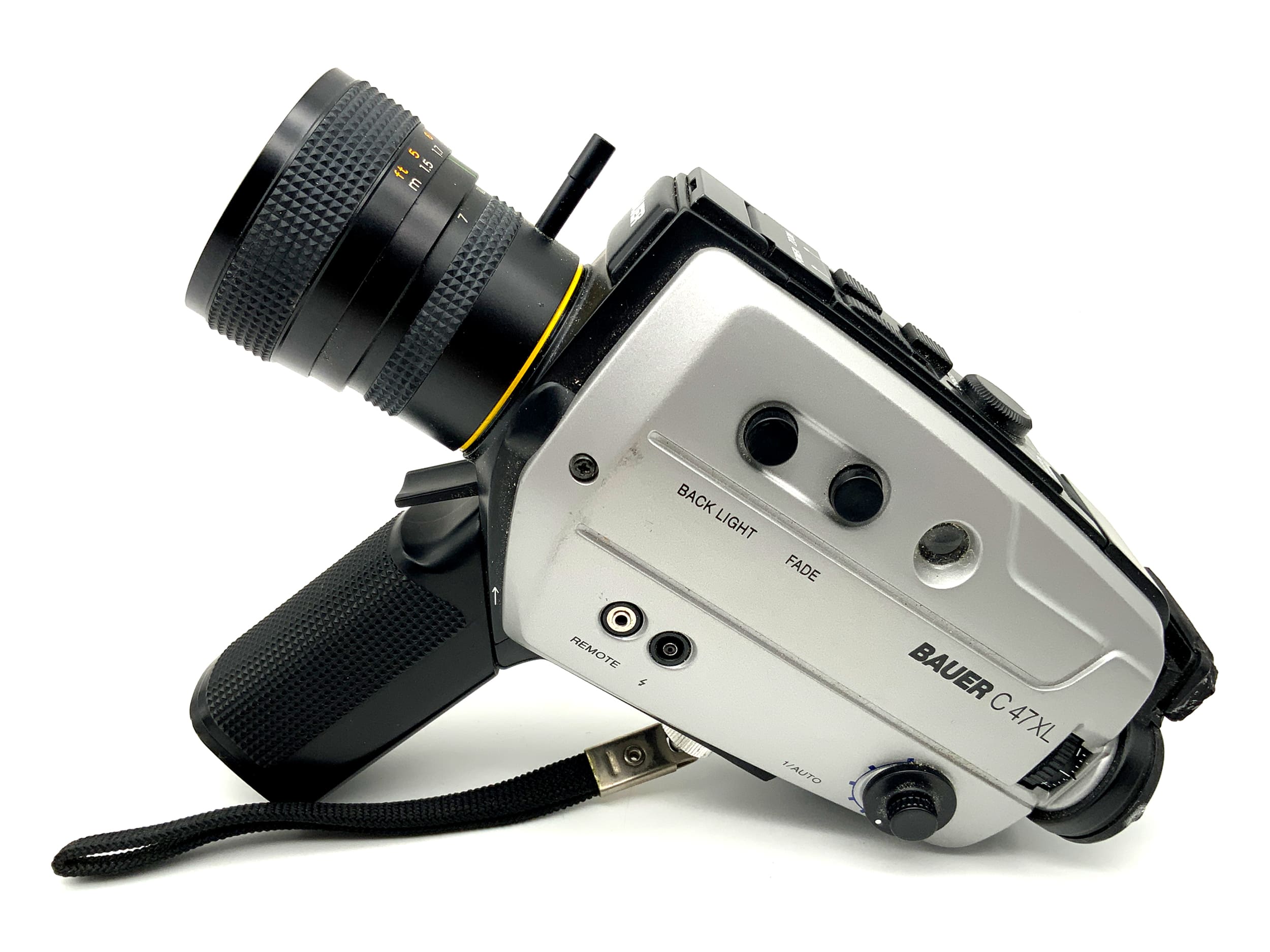 Bauer C47 XL Filmkamera mit Neovaron 1:1.2/7-45 Super 8 Schmalfilm movie camera