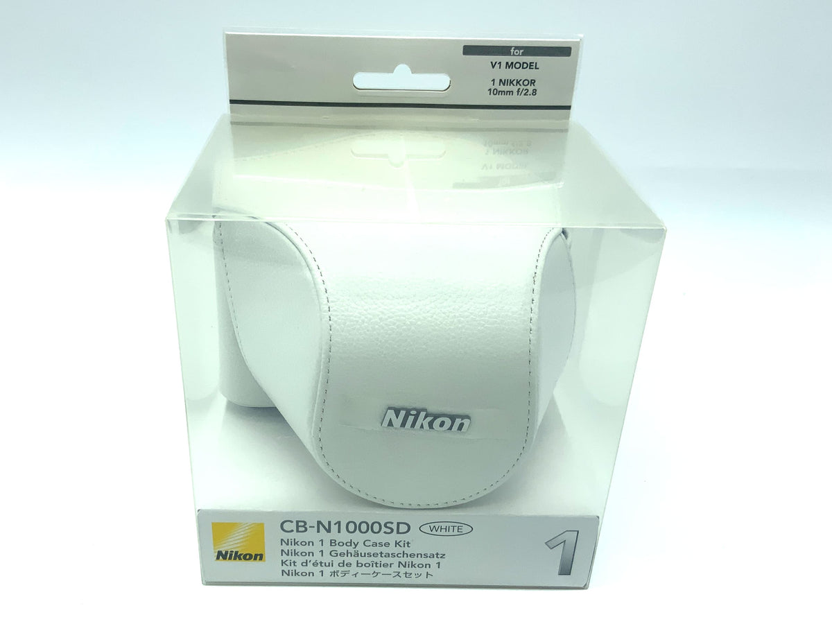 Nikon 1 Gehäusetasche CB-N10000SD Body Case Kit Tasche Weiß OVP