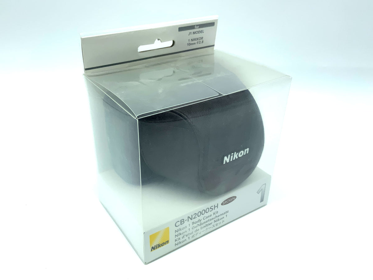Nikon 1 Gehäusetasche CB-N2000SH Body Case Kit Tasche Braun OVP