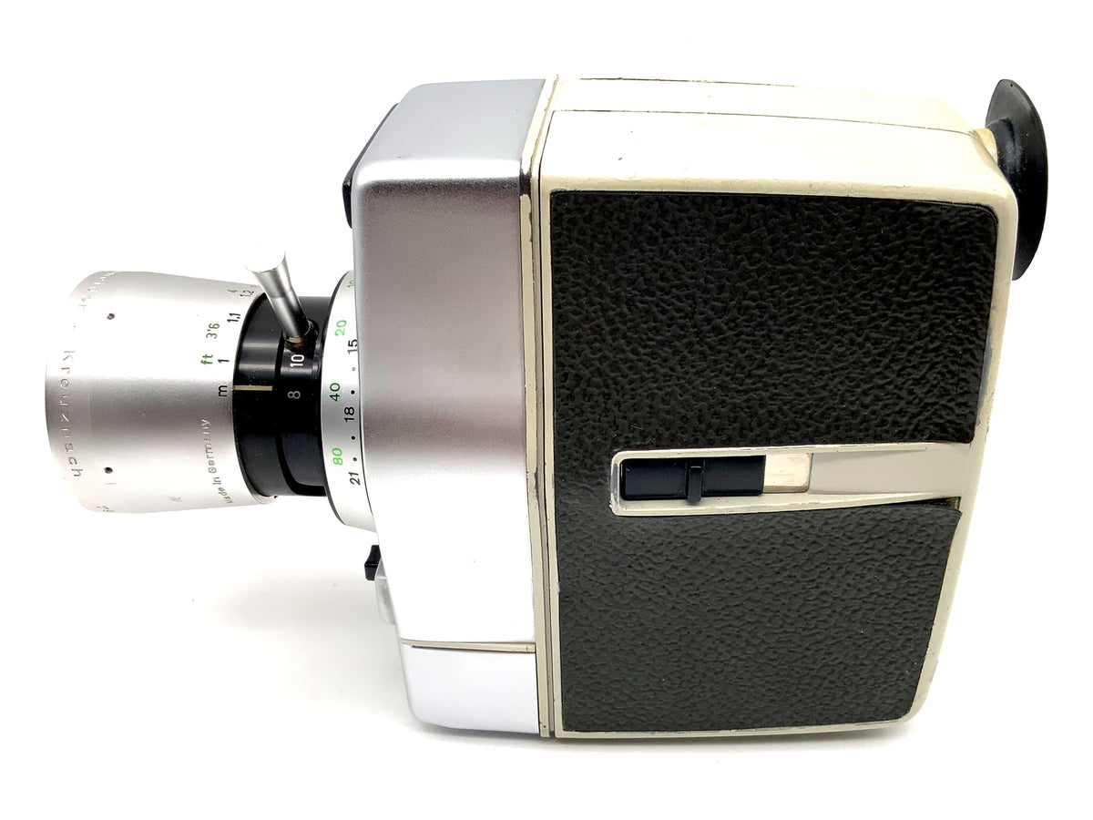 Bauer 88RS film camera with Variogon 1:1.8/8-48 lens and grip for double 8mm film
