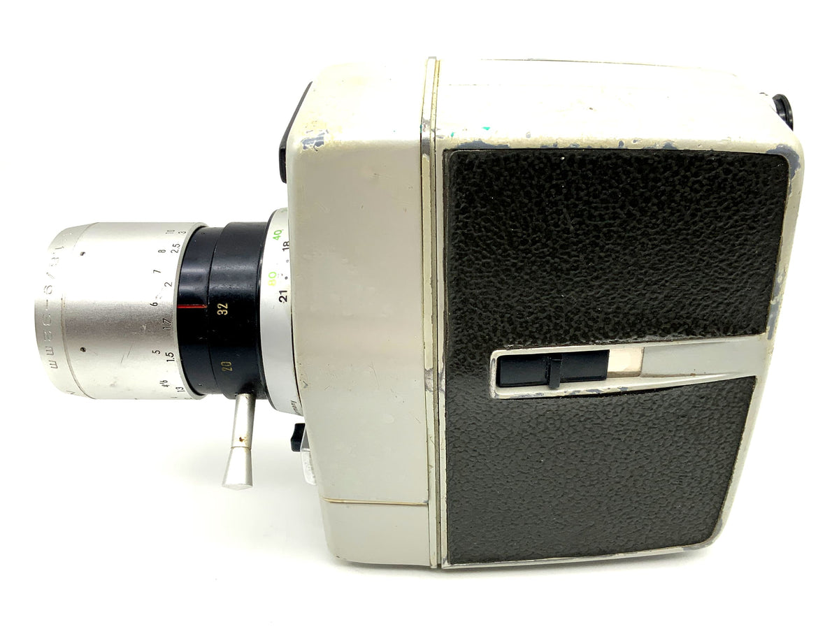 Bauer 88R film camera with 1:1.8/9-32mm variable lens and grip for double 8mm film