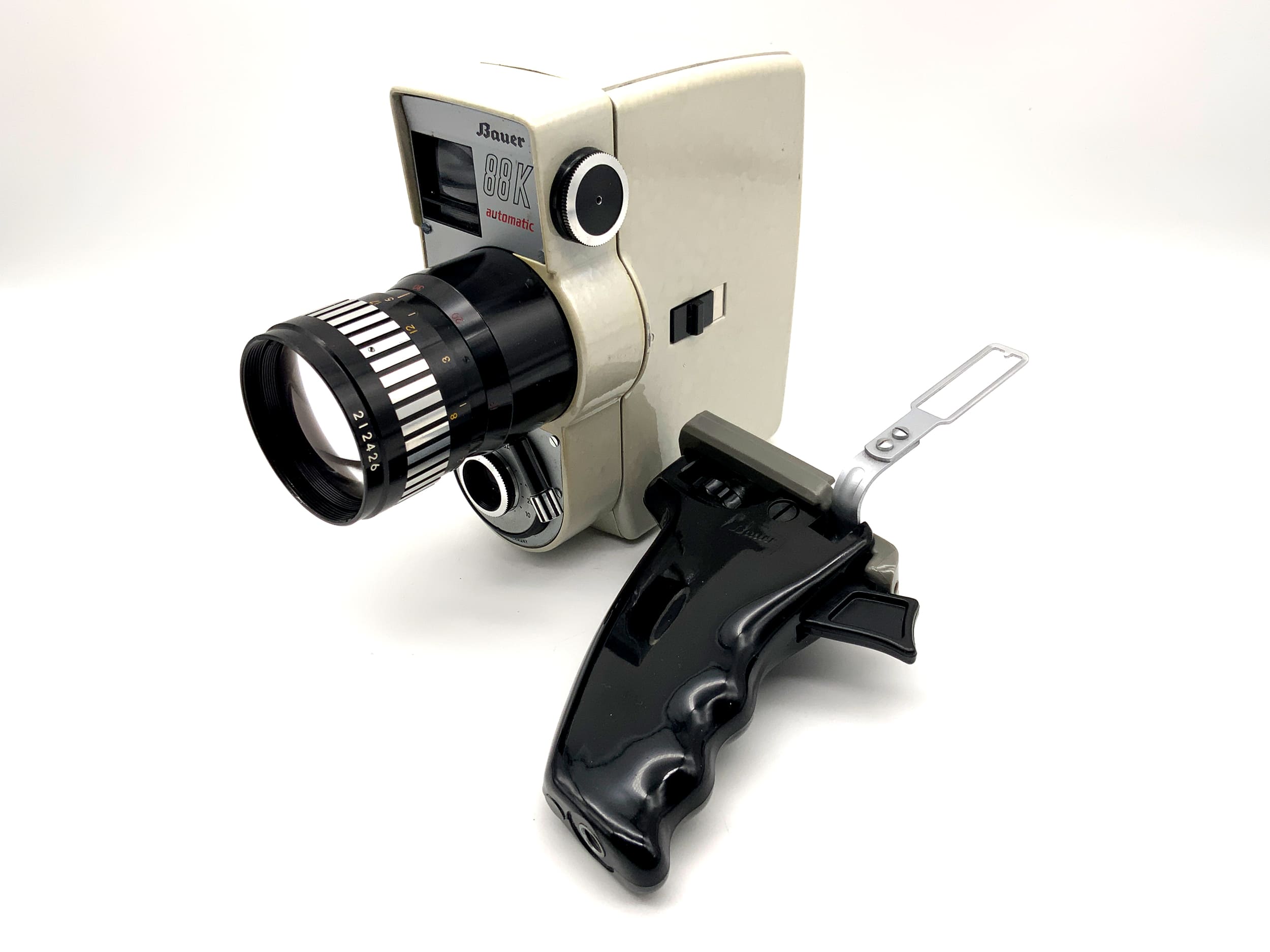 Bauer 88K automatic Filmkamera mit Vario 1:1.8/10-30mm Doppel 8mm Schmalfilm