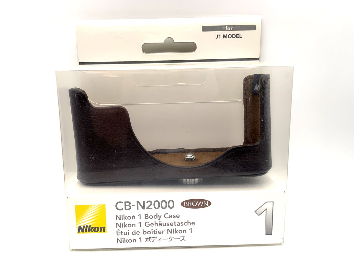 Nikon 1 Gehäusetasche CB-N2000 Body Case Unterteil Tasche Braun OVP
