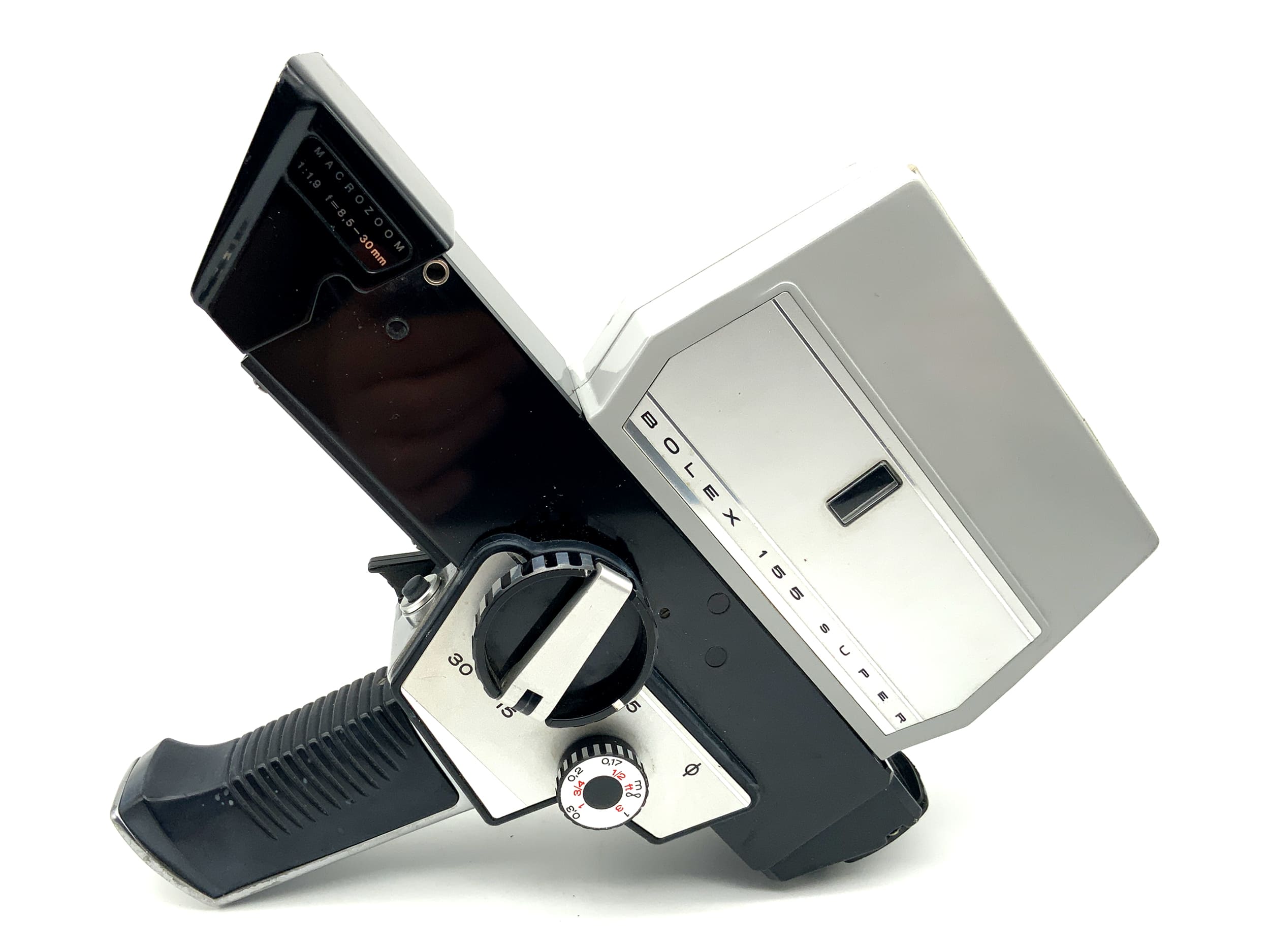 Bolex Paillard 155 Super Filmkamera mit Macrozoom 1:1.9 f=8.5-30mm Super 8