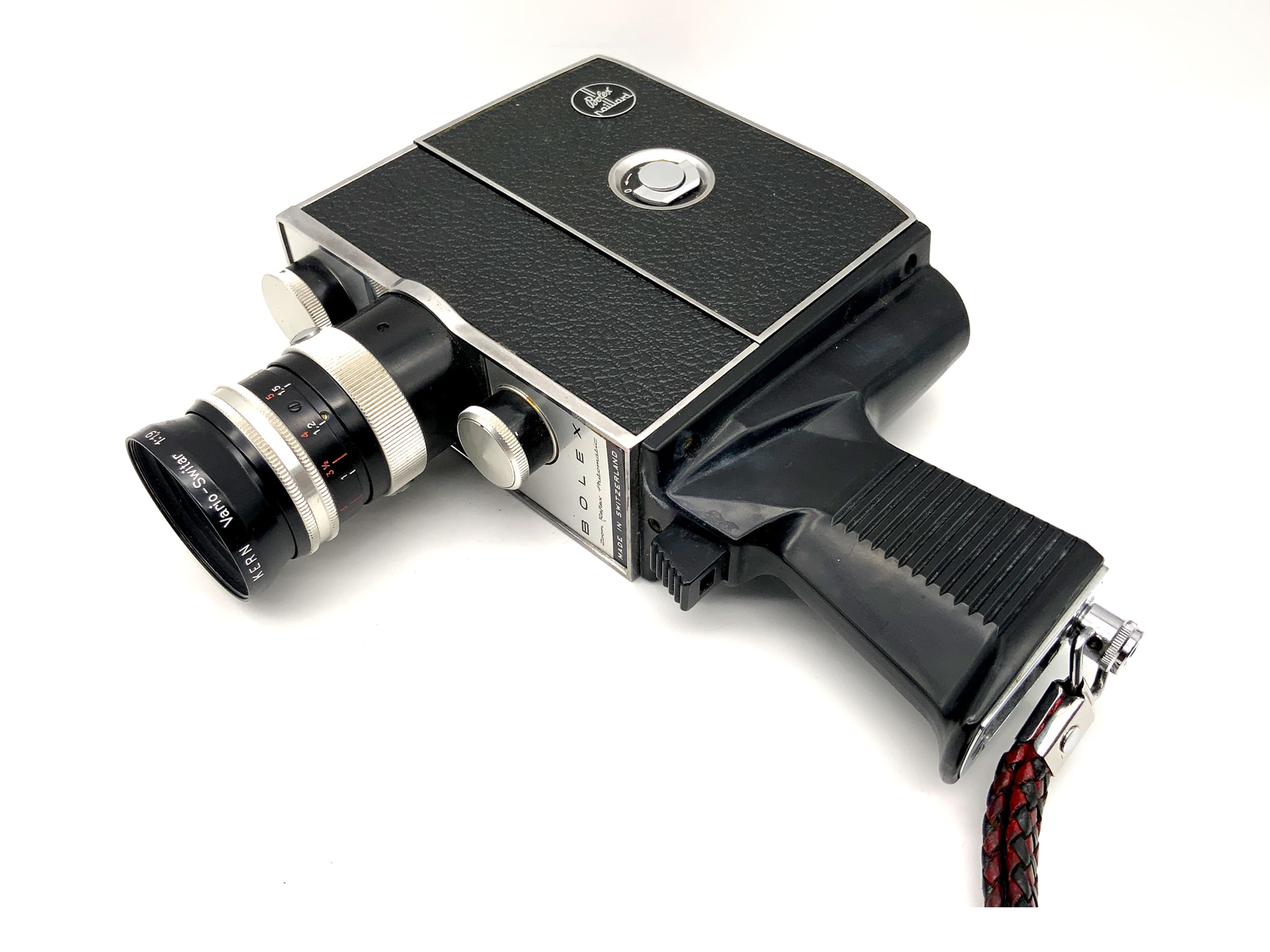 Bolex Paillard K2 Filmkamera mit Vario-Switar 1:1.9 f=8-36mm Doppel 8mm