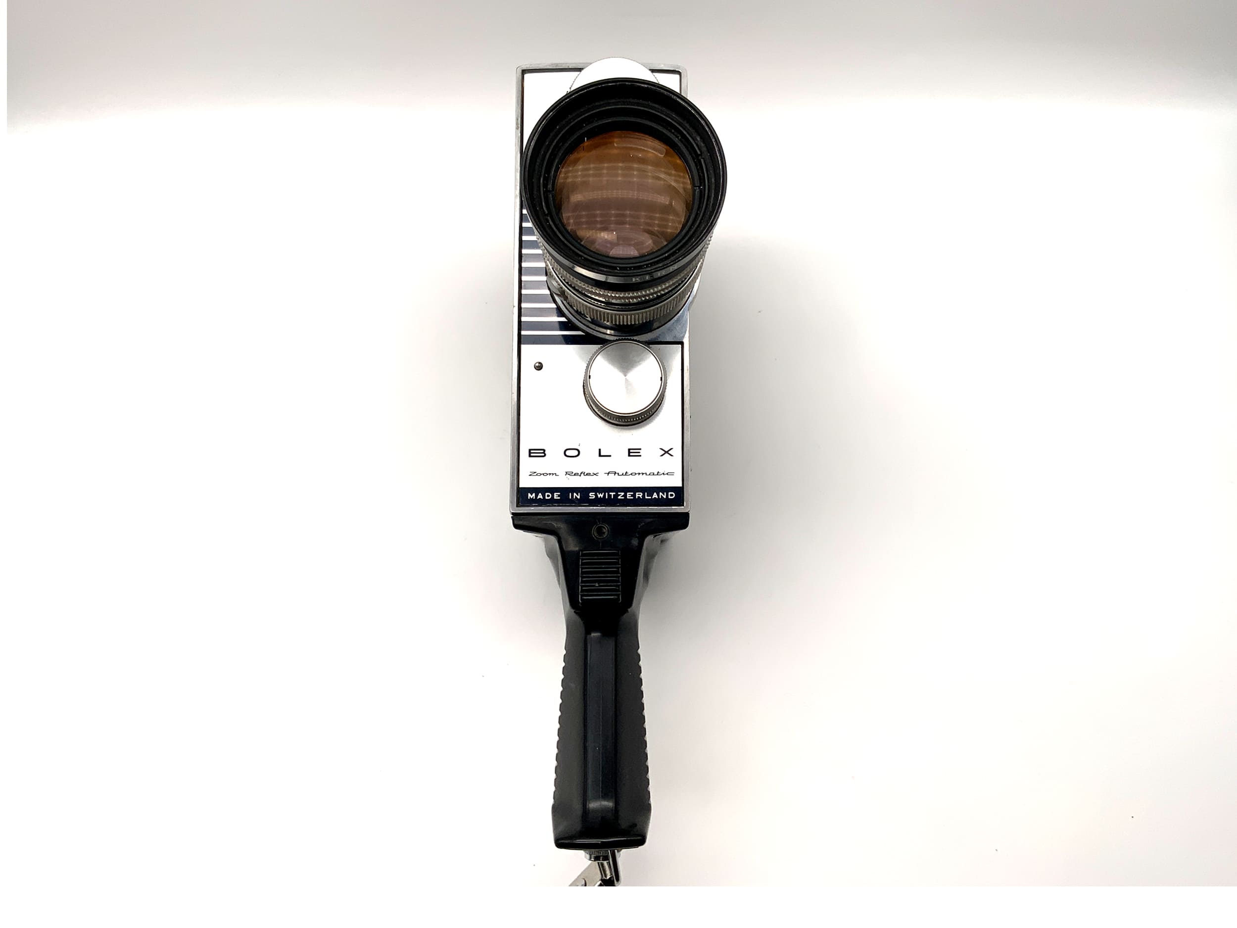 Bolex Paillard K2 Filmkamera mit Vario-Switar 1:1.9 f=8-36mm Doppel 8mm