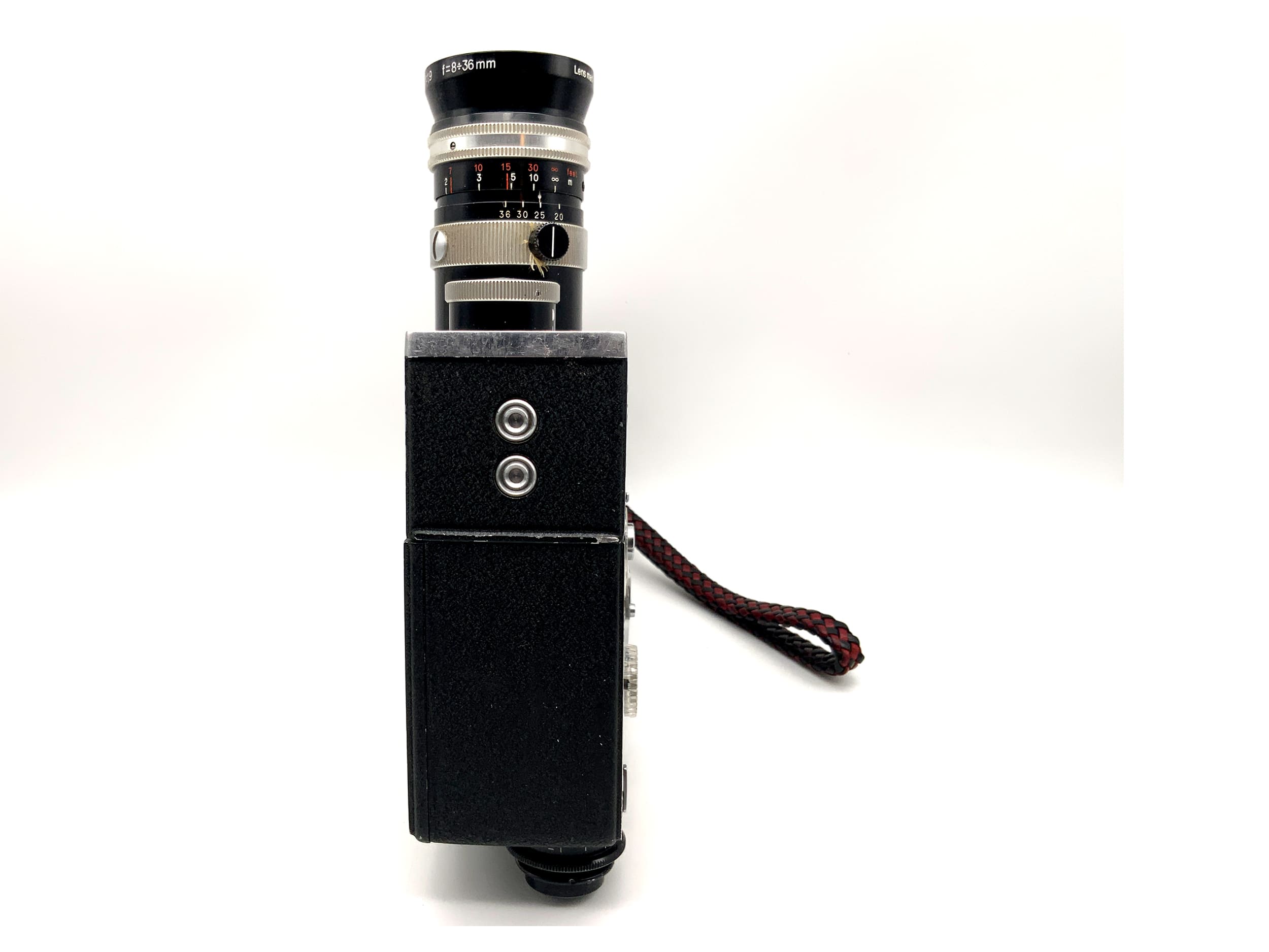 Bolex Paillard K2 Filmkamera mit Vario-Switar 1:1.9 f=8-36mm Doppel 8mm