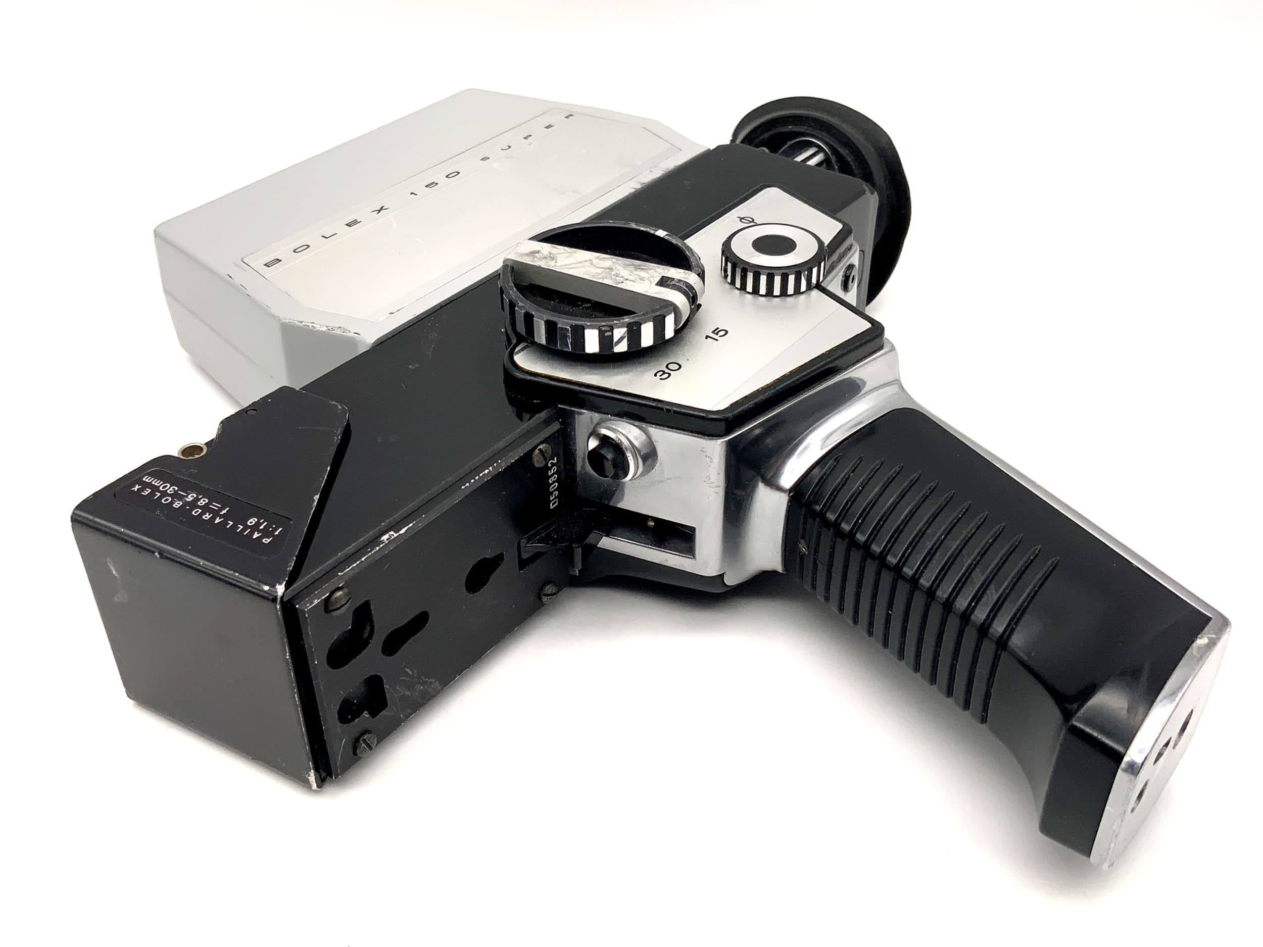 Bolex Paillard 150 Super Filmkamera mit 1:1.9 f=8.5-30mm Super 8 Schmalfilm