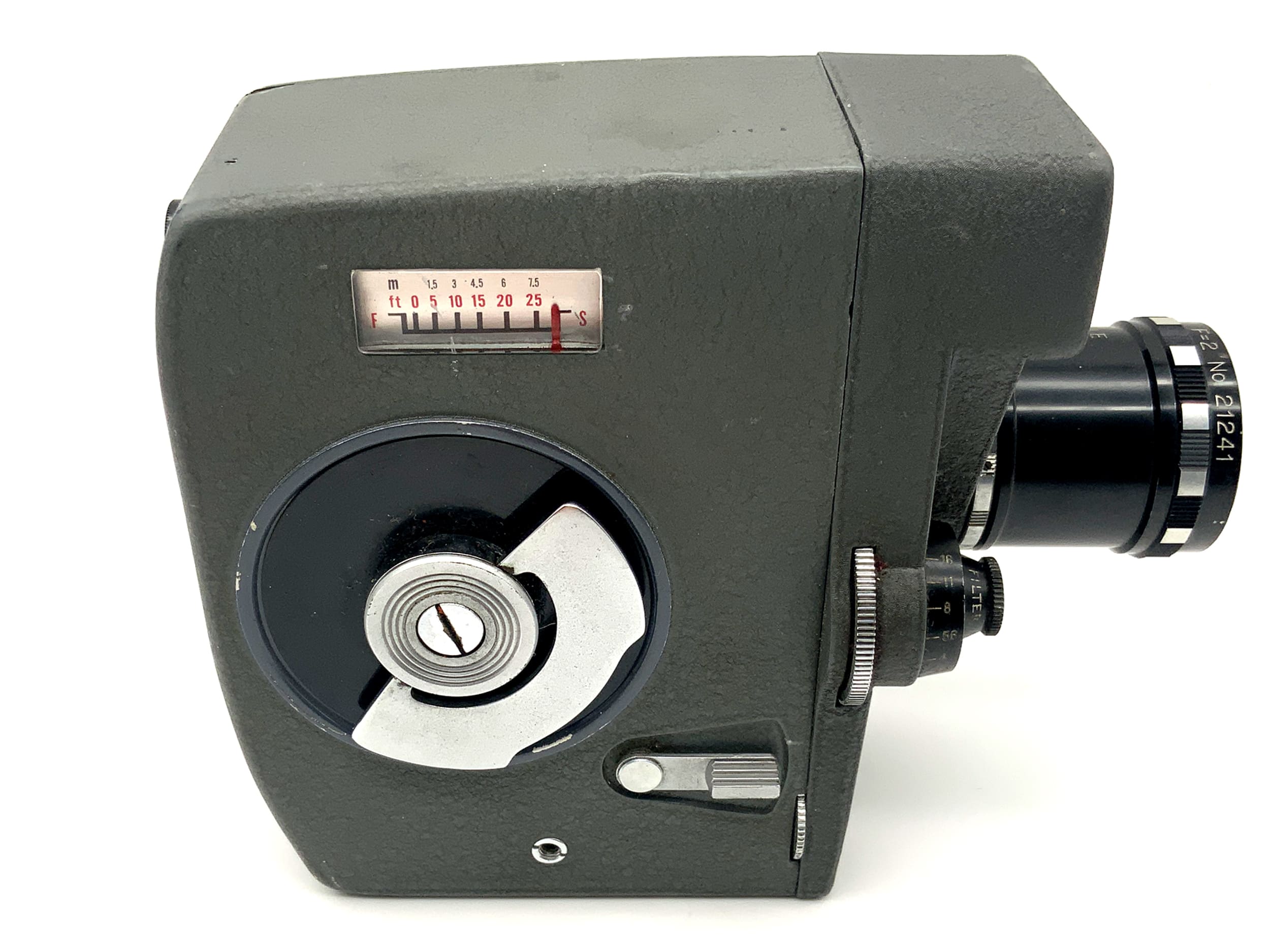 Featon 8EZ Filmkamera mit Wide Angle Zoom Lens F=2 mit Griff Doppel 8mm