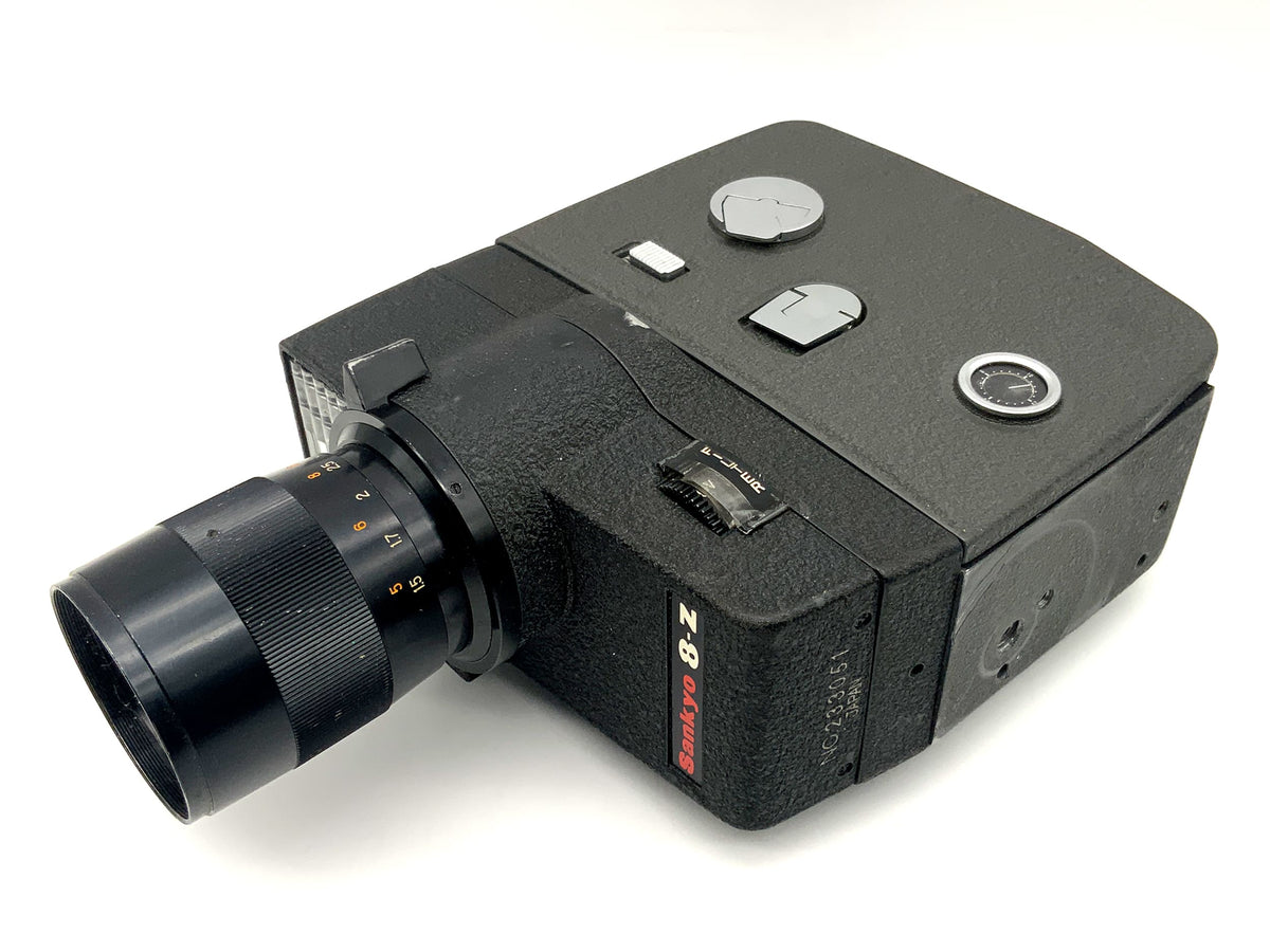 Appareil photo argentique Sankyo 8-Z avec objectif zoom f=10-30mm 1:1,8 double film 8 mm