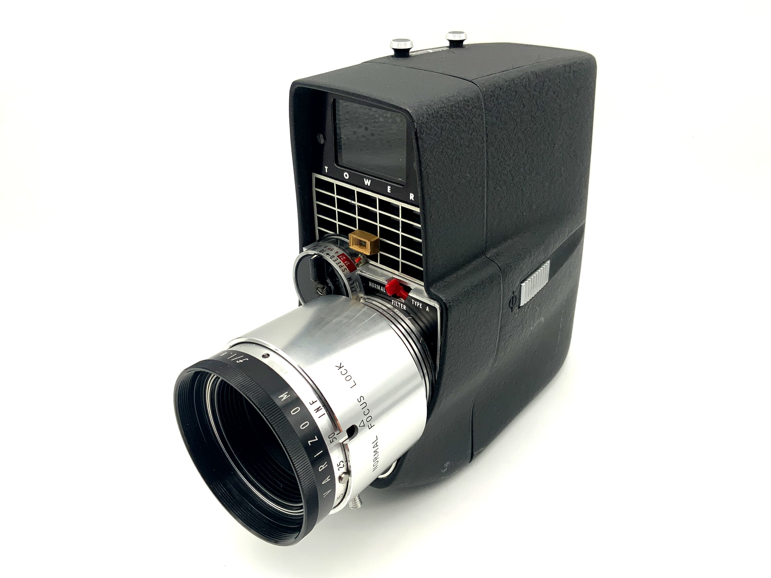 Tower Varizoom Filmkamera mit f/1.8 9-27mm Doppel 8mm Schmalfilm movie camera