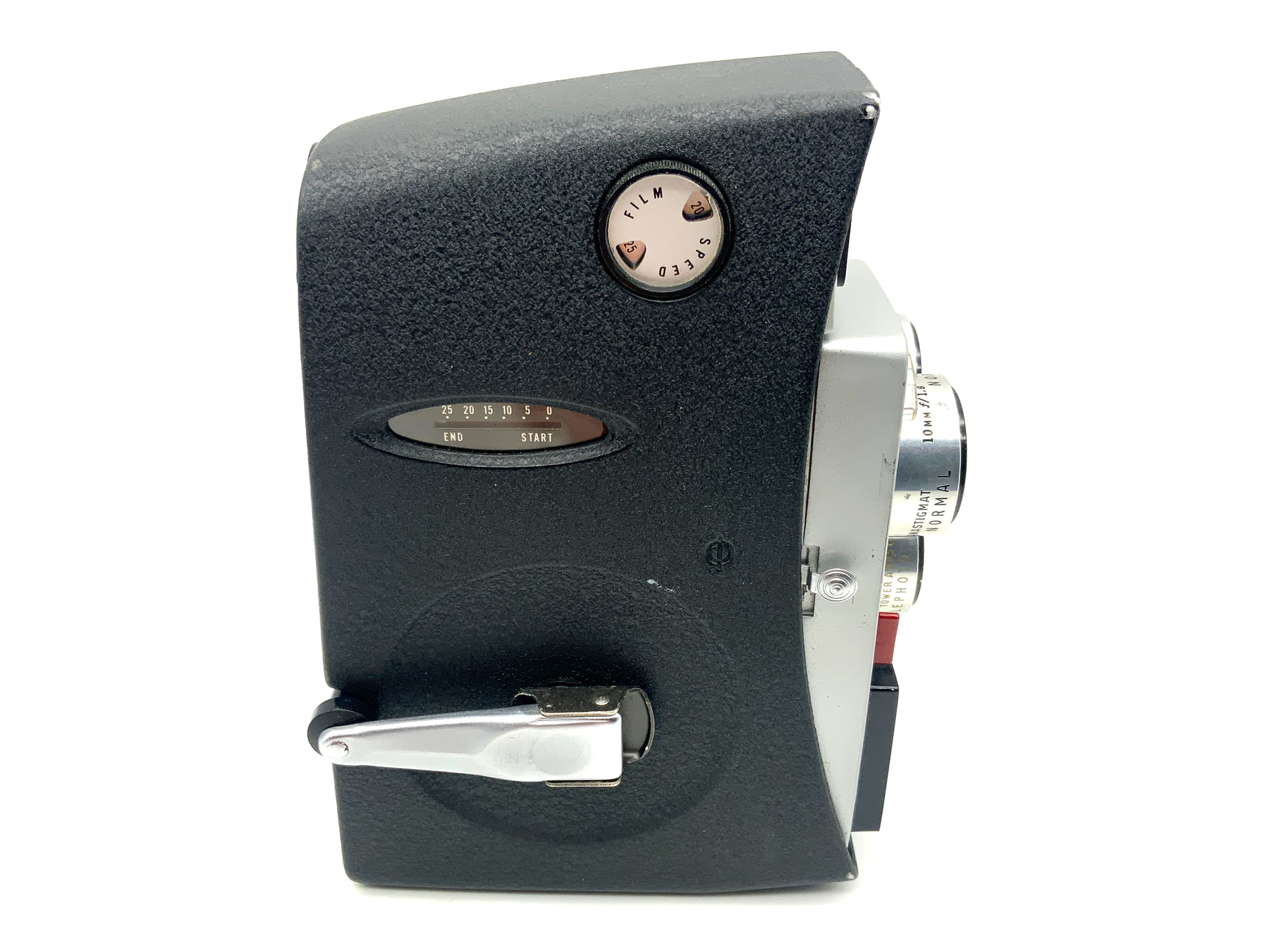 Tower Normal Backlight Filmkamera mit 3x Anastigmat 6.5mm, 10mm, 25mm Doppel 8mm