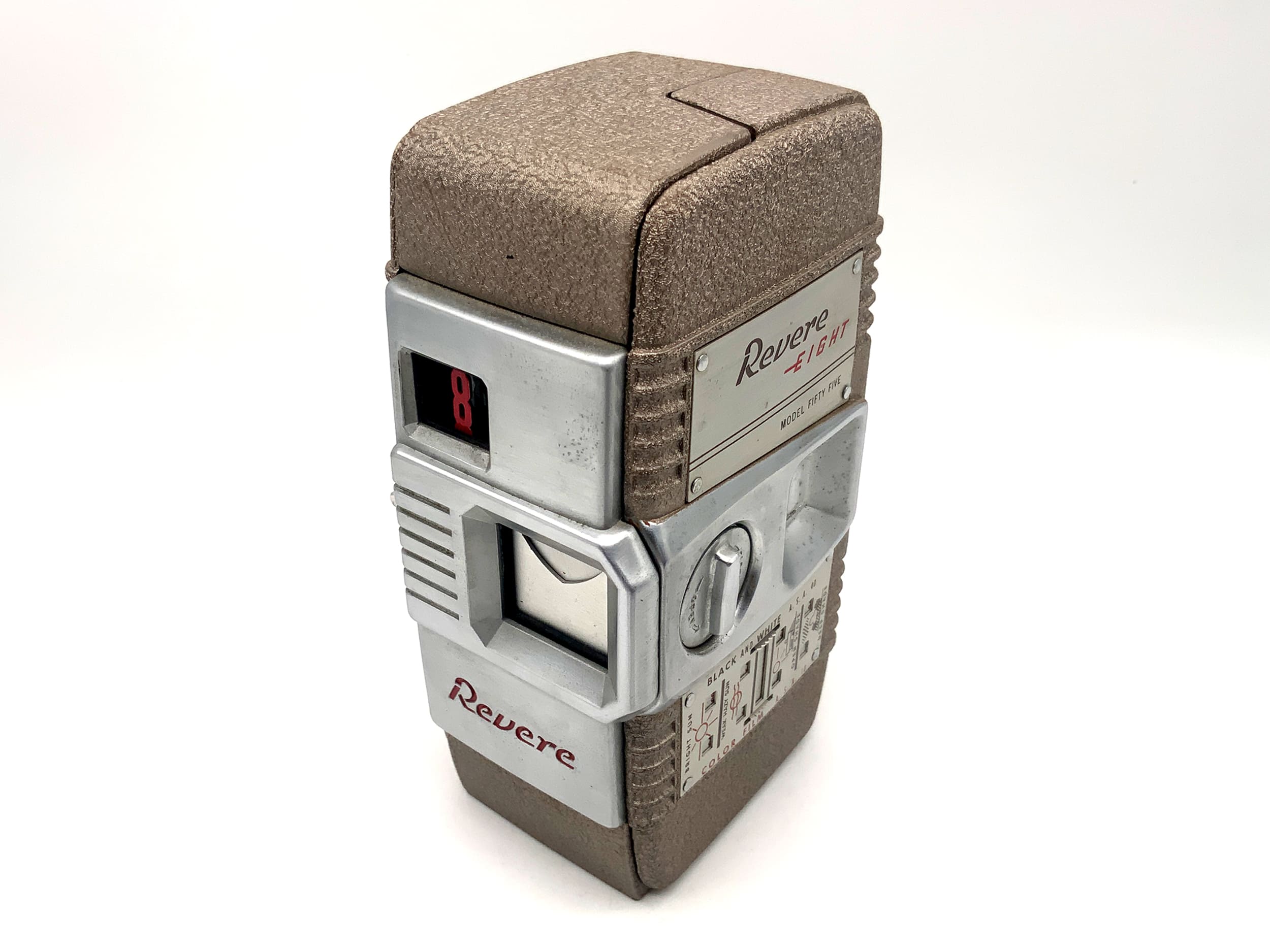 Revere Model Fifty Five Filmkamera Doppel 8mm Schmalfilm movie camera