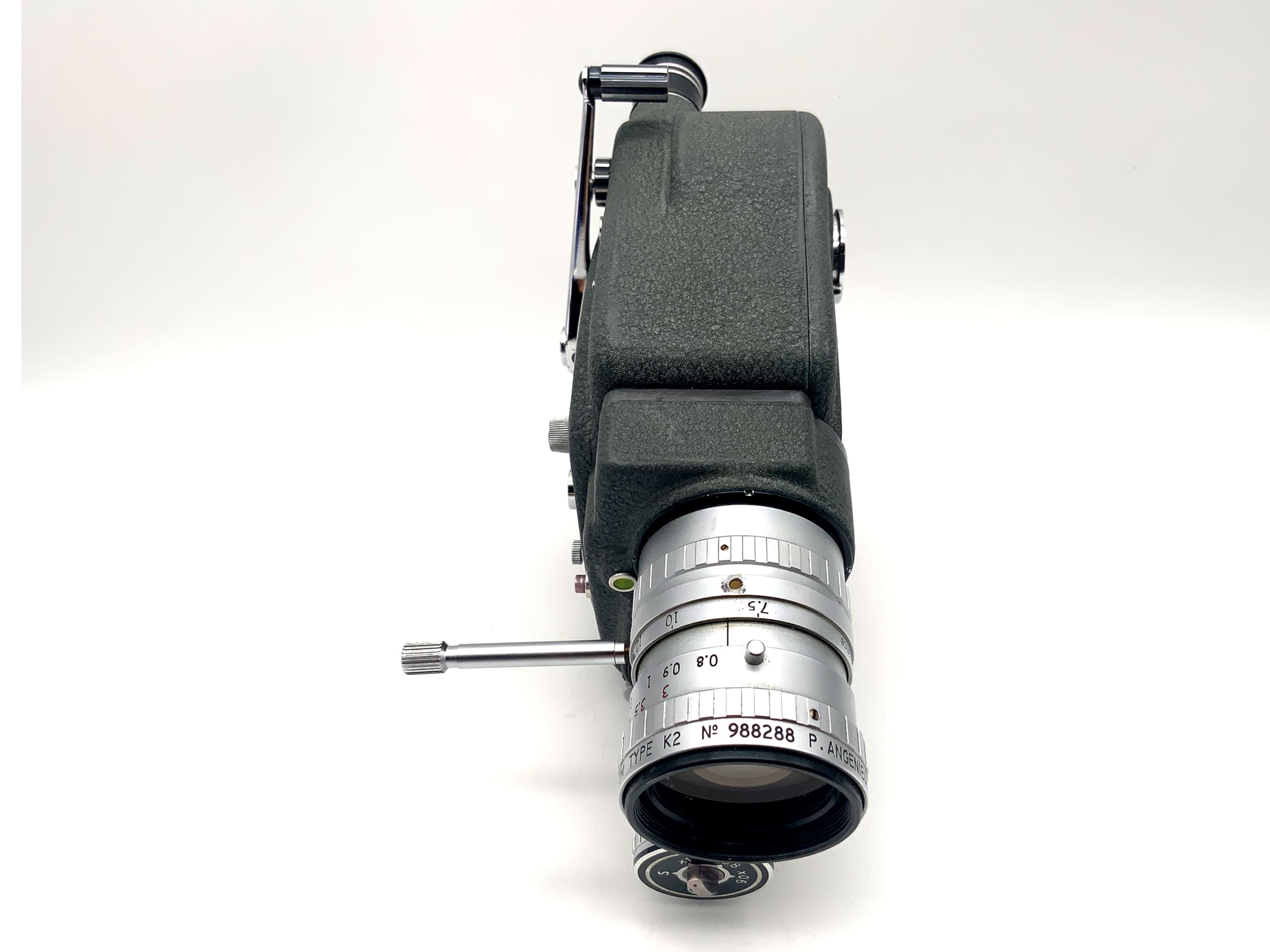 Beaulieu automatic Filmkamera Angenieux Type K2 1:1.8 7.5-35 + Griff Doppel 8mm
