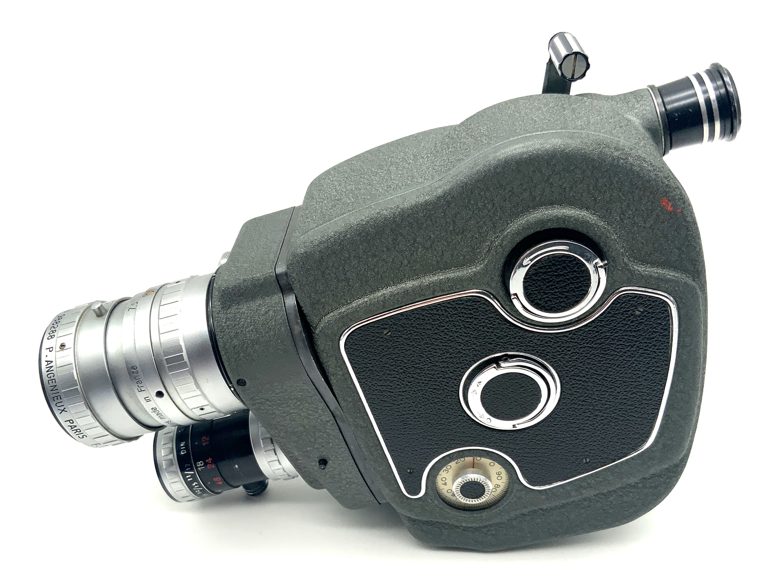 Beaulieu automatic Filmkamera Angenieux Type K2 1:1.8 7.5-35 + Griff Doppel 8mm