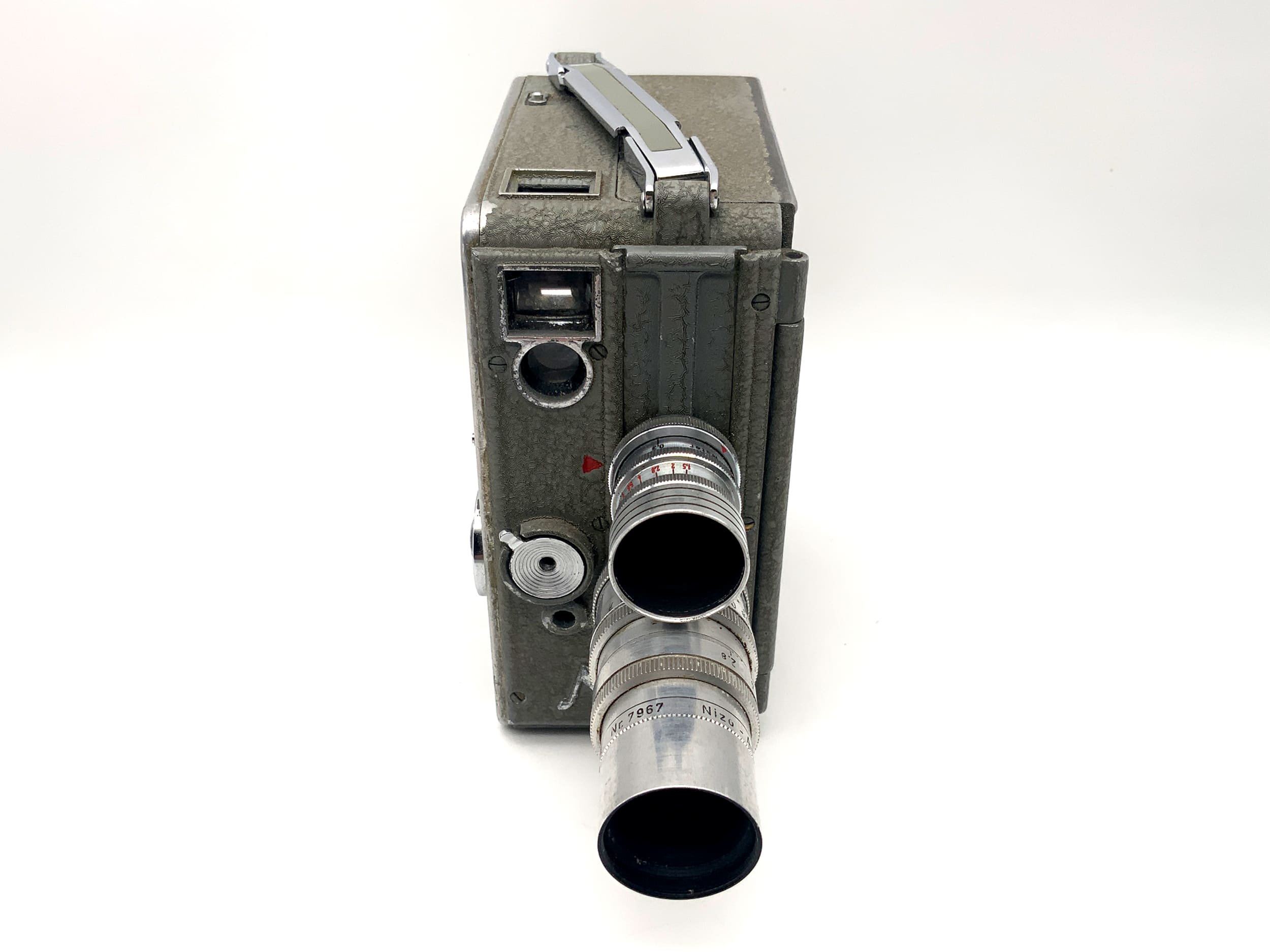 Braun Nizo S2T Filmkamera mit Anastigmat 1:2.8 50mm Doppel 8mm Schmalfilm