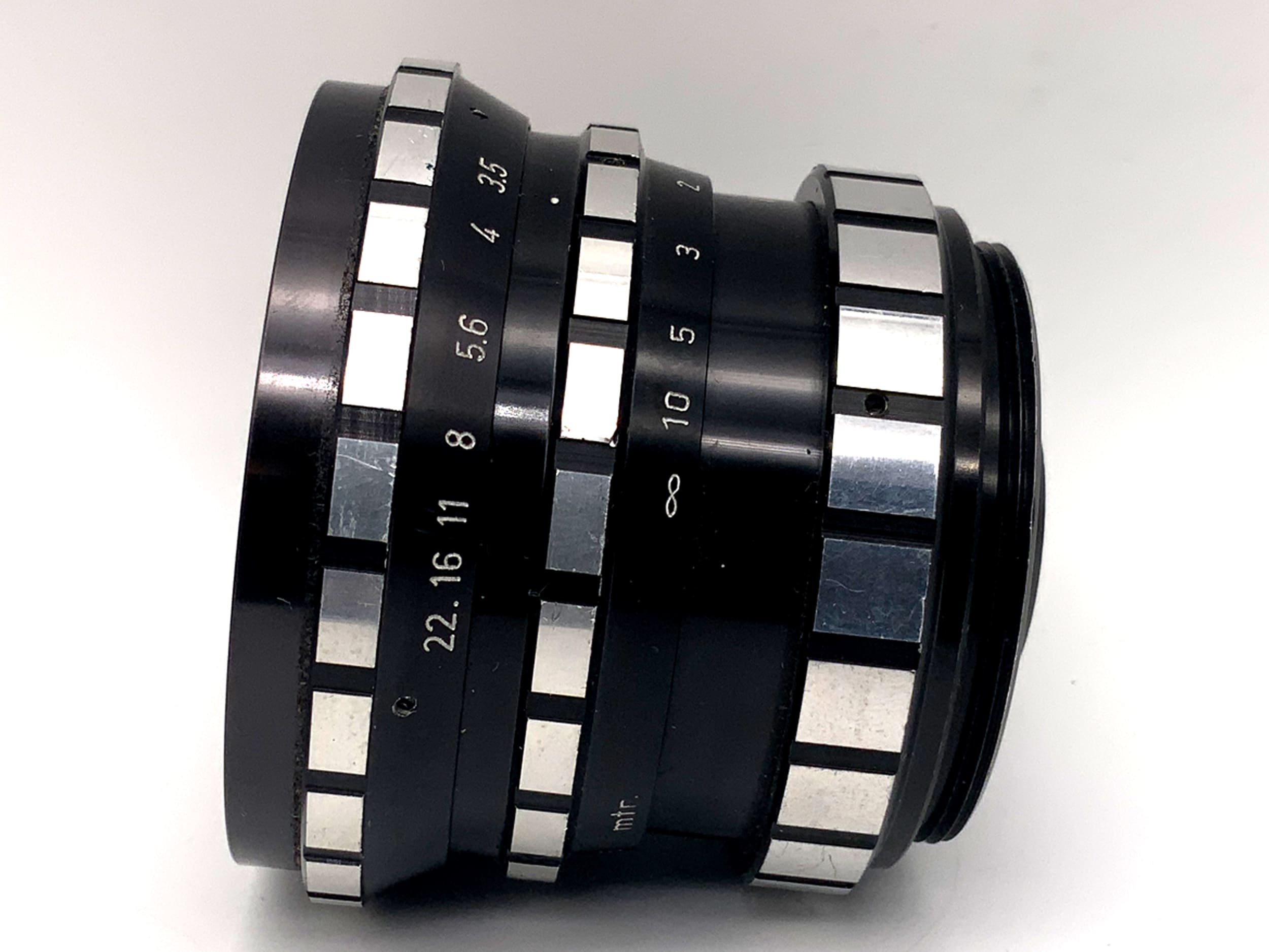 Objectif Enna Munich 35 mm 1:3.5 Reflexogon Zebra Grand Angle (M42)