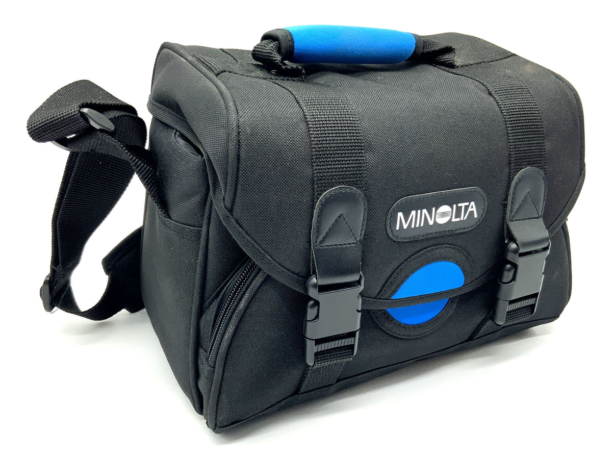 Minolta DSLR/SLR Soft Case Tasche Schwaarz/Blau