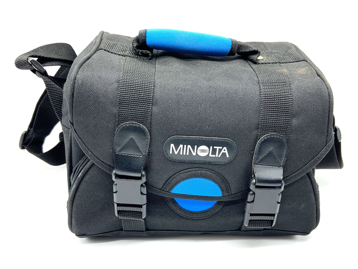Minolta DSLR/SLR Soft Case Tasche Schwaarz/Blau
