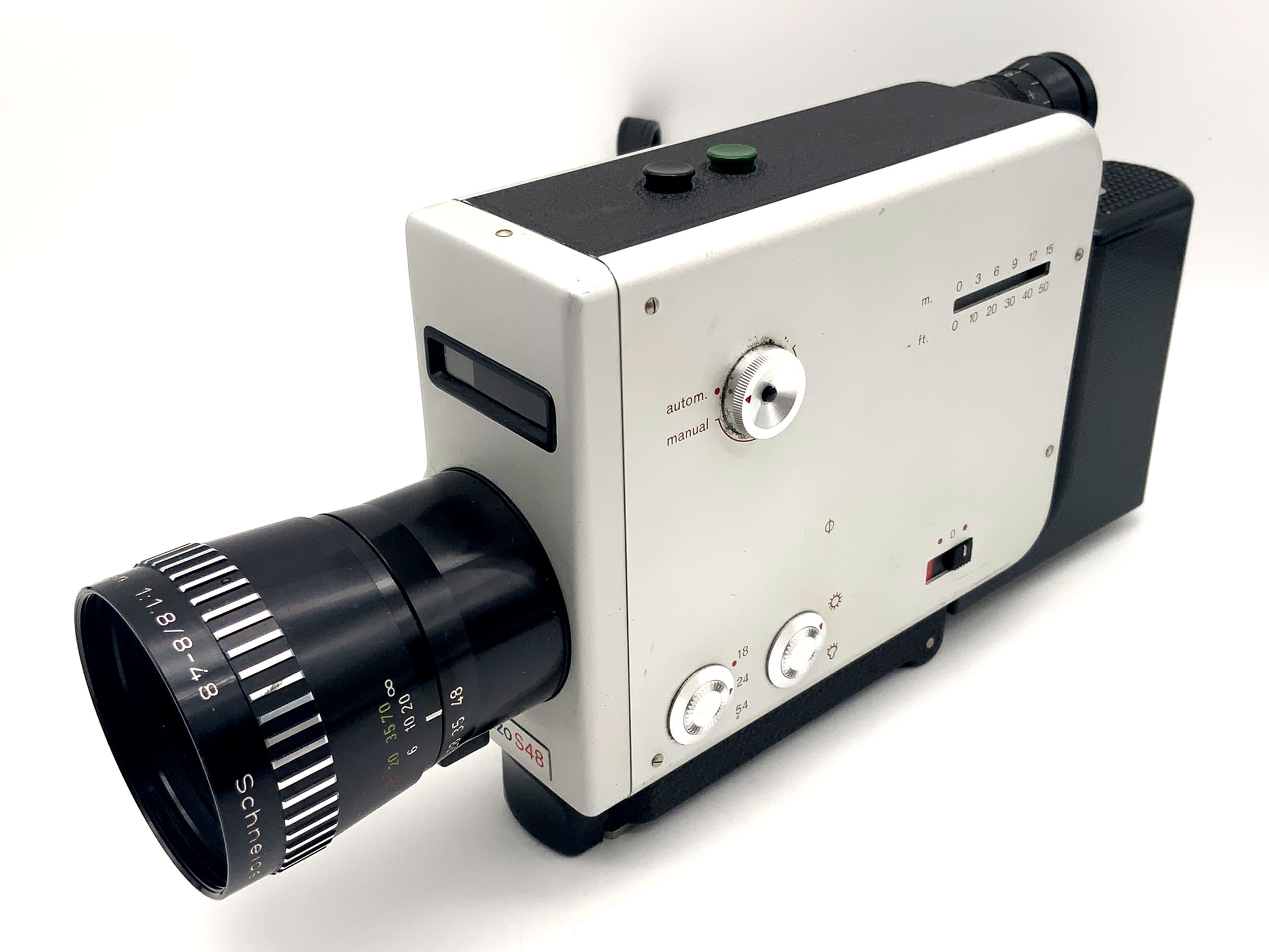 Braun Nizo S48 Filmkamera mit Variogon 1:1.8/8-48mm Super 8 Schmalfilm