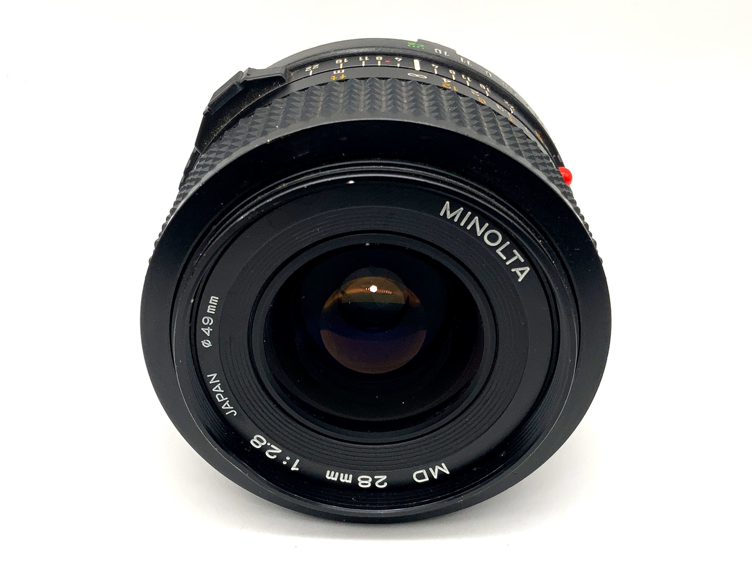 Objectif à focale fixe Minolta 28 mm 1:2,8 (Minolta MD)